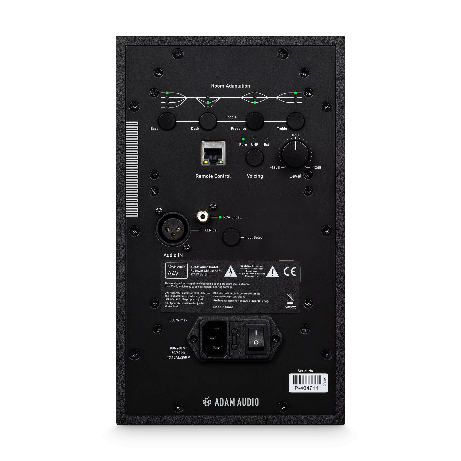 ADAM Audio A4V studio monitor, view 3