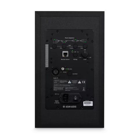 Adam audio a7v studio monitor back WEB product shot