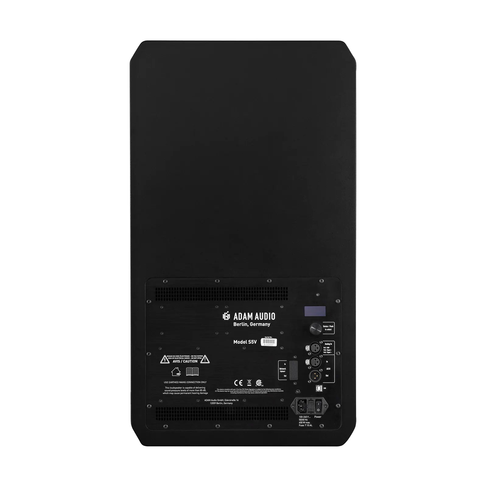 ADAM Audio S5V studio monitor, view 3